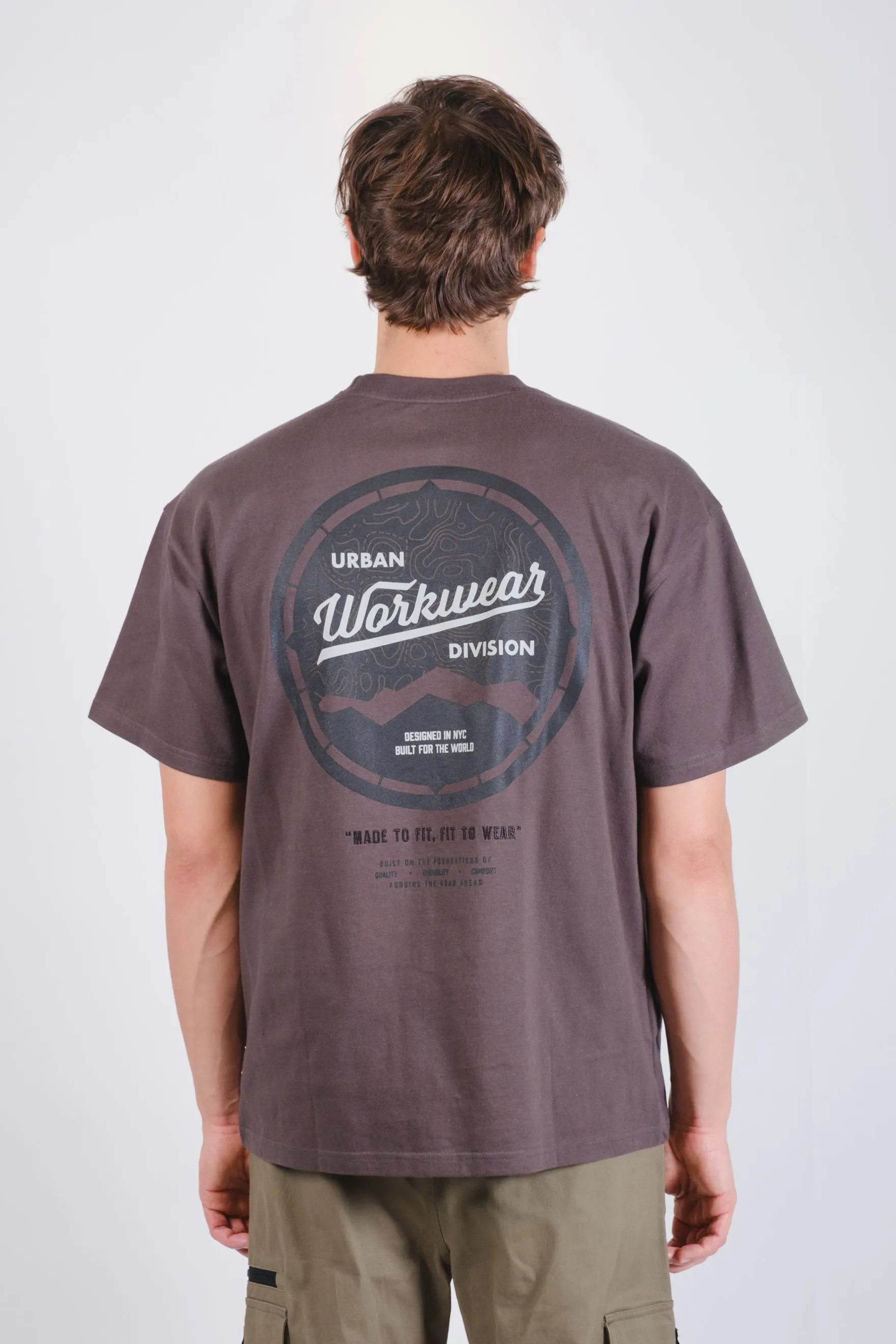 Premium Heavy Weight Workwear Compass Tee