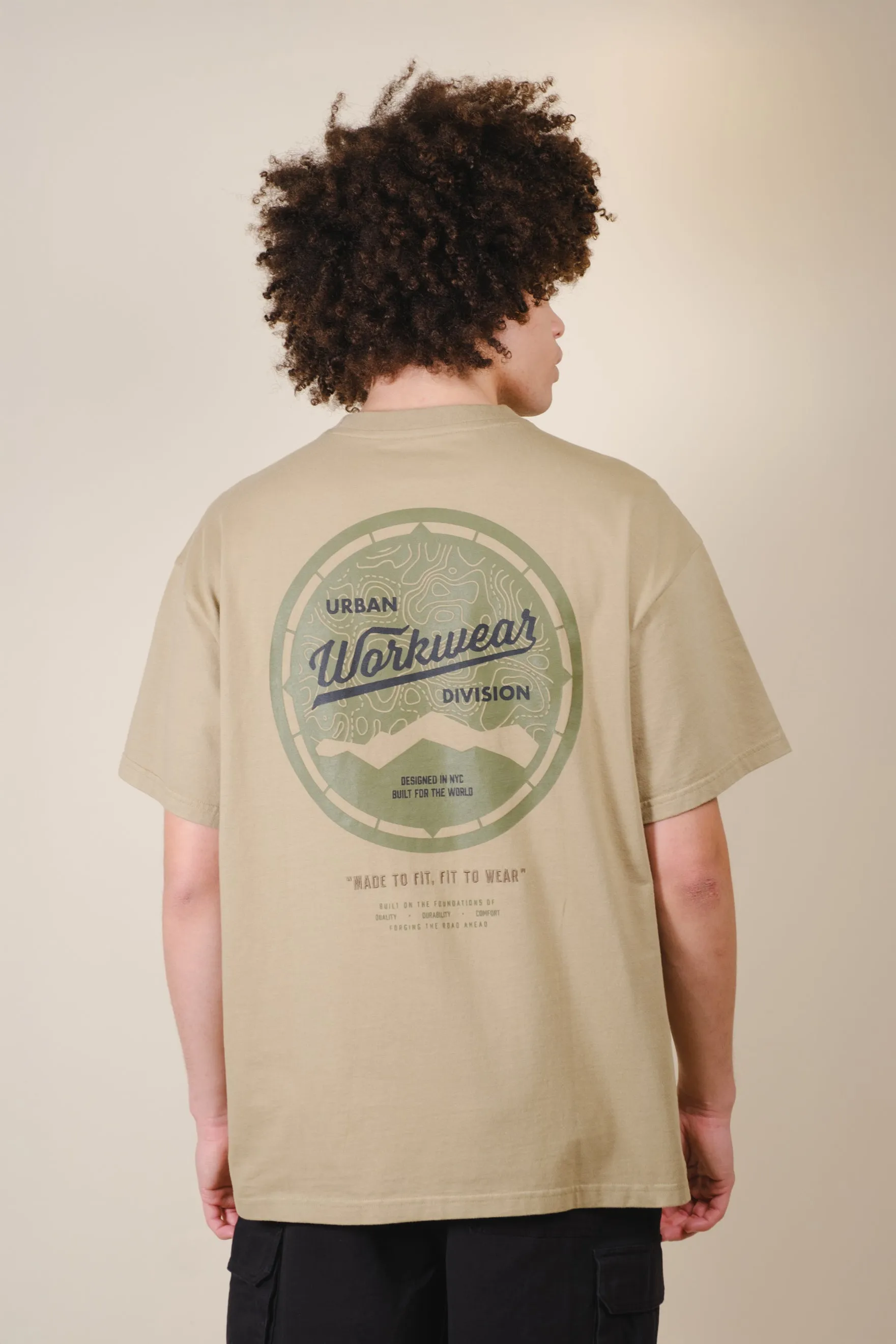 Premium Heavy Weight Workwear Compass Tee