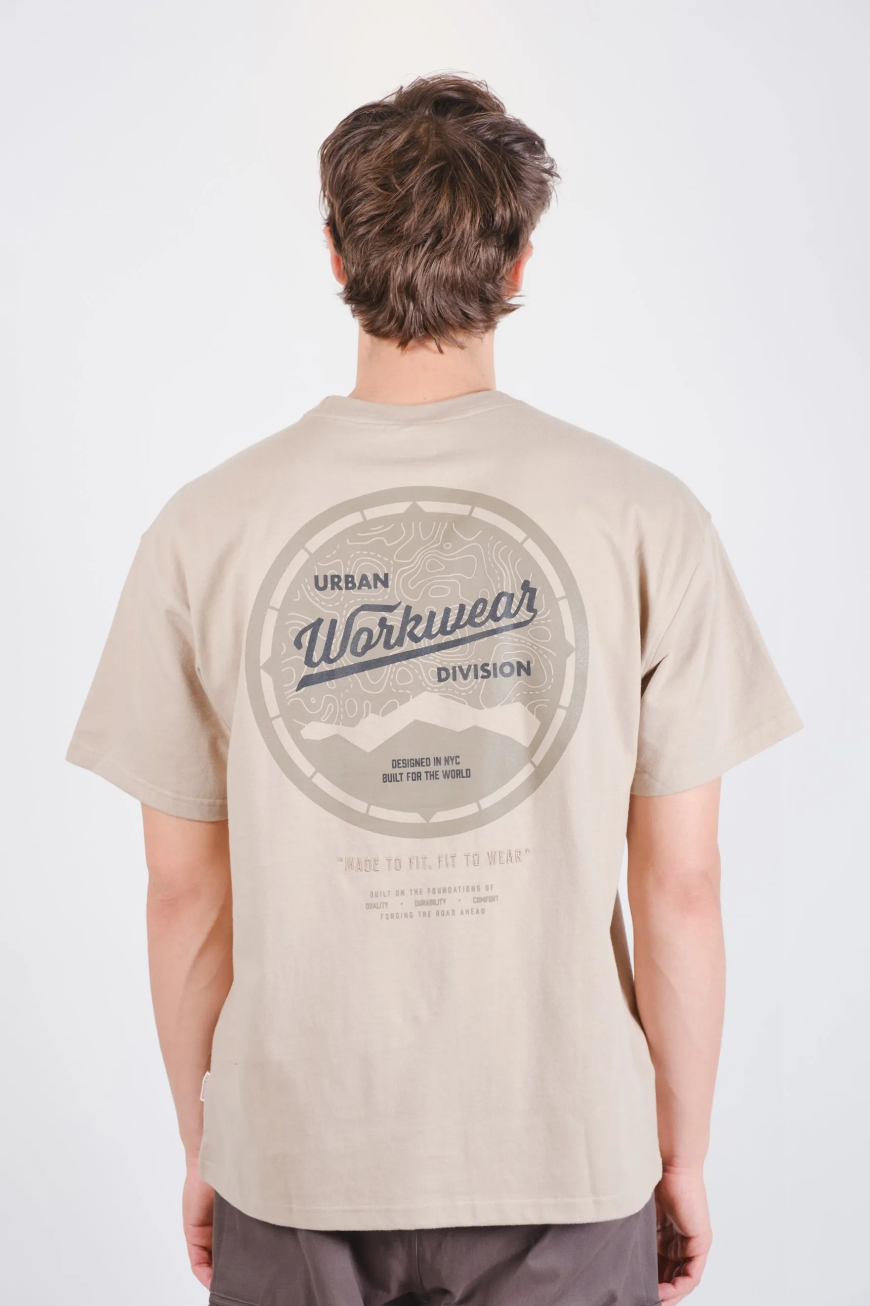 Premium Heavy Weight Workwear Compass Tee