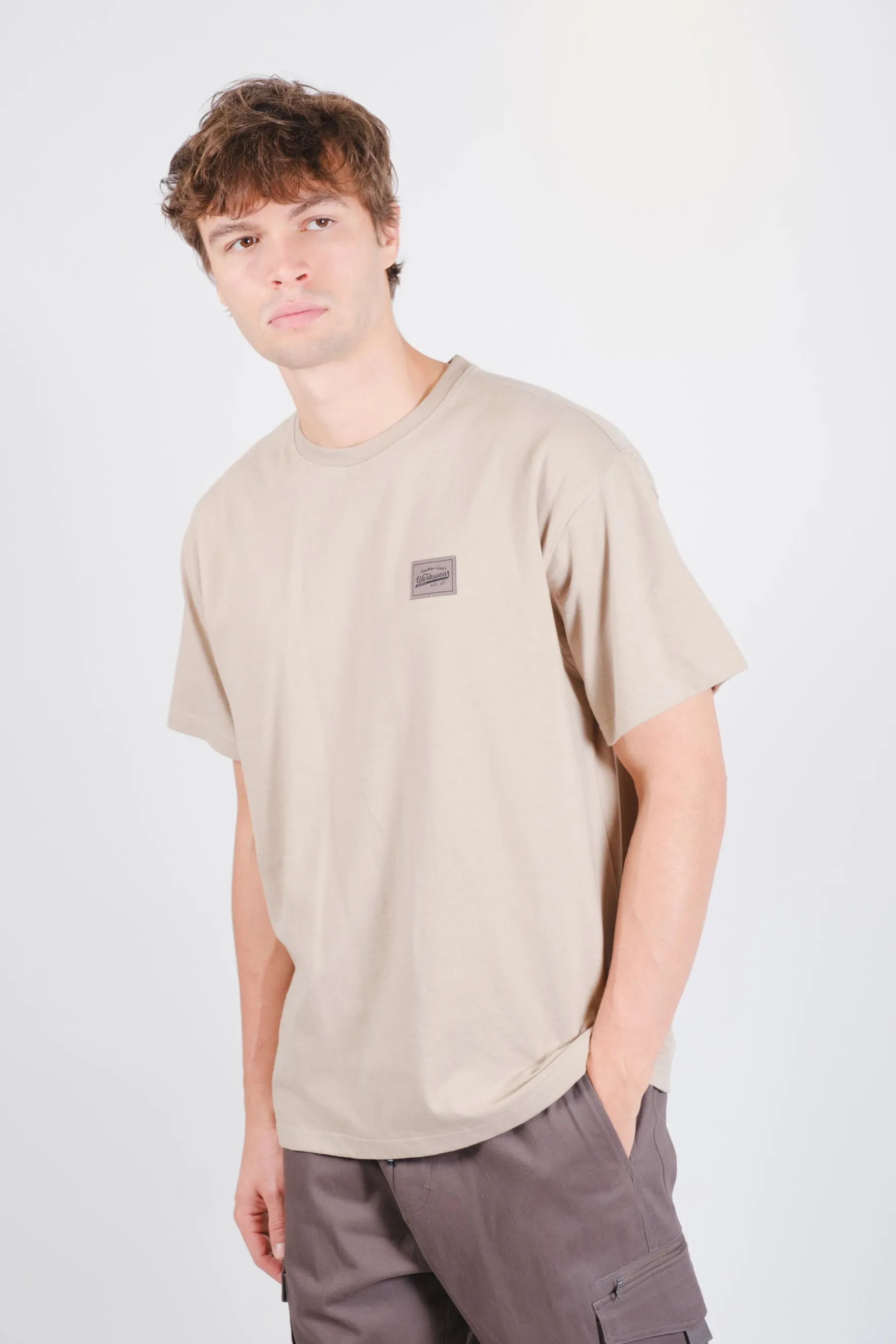 Premium Heavy Weight Workwear Compass Tee