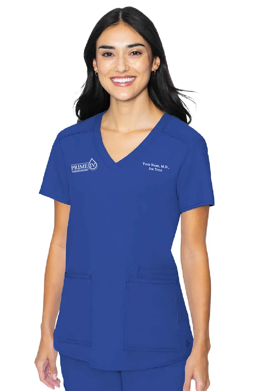 Prime IV - Med Couture Insight 3-Pocket V-Neck Top