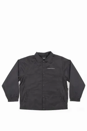 RASSVET MENS POLYAMIDE COACH JACKET BLACK