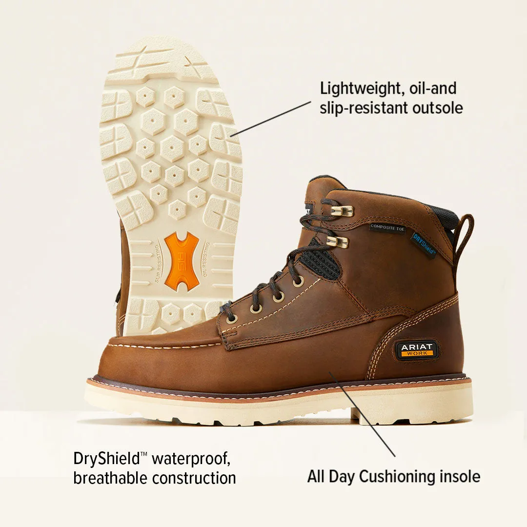 Rebar Lift 6" Waterproof Composite Toe Work Boot Style-10046876