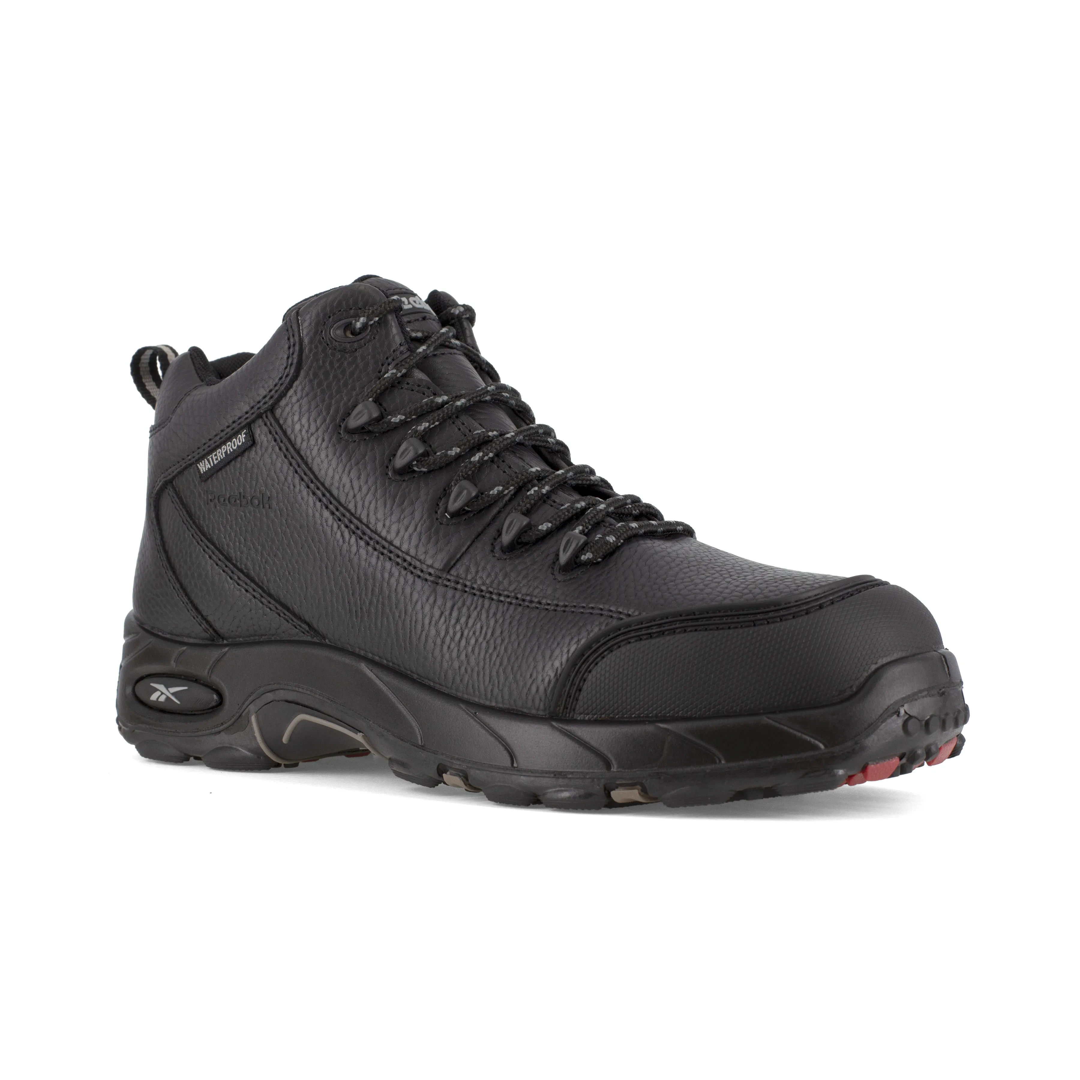 Reebok Women's Tiahawk Comp Toe Waterproof Sport Work Boot - Black - RB455