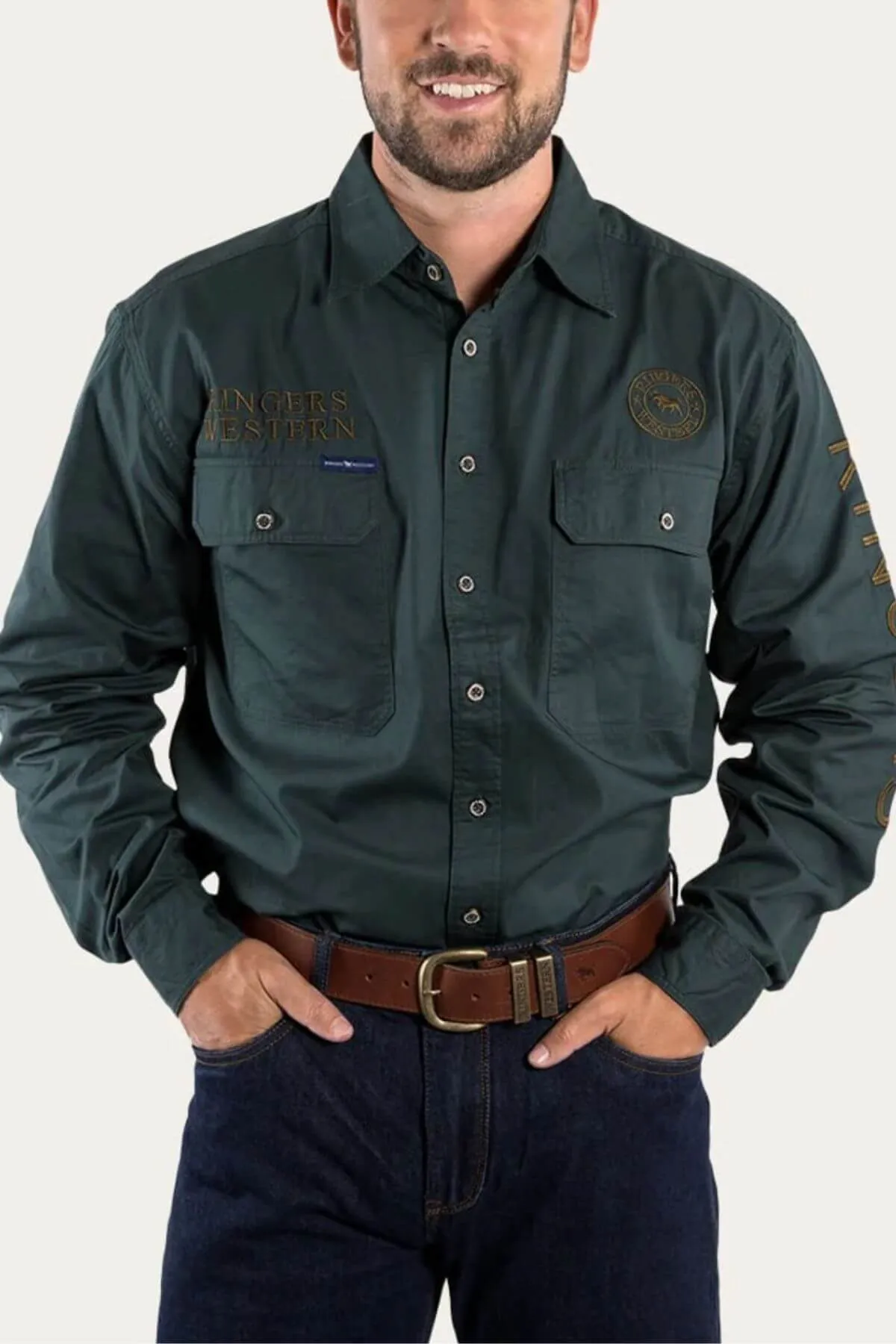 Ringers Western Hawkeye Embroidered Shirt