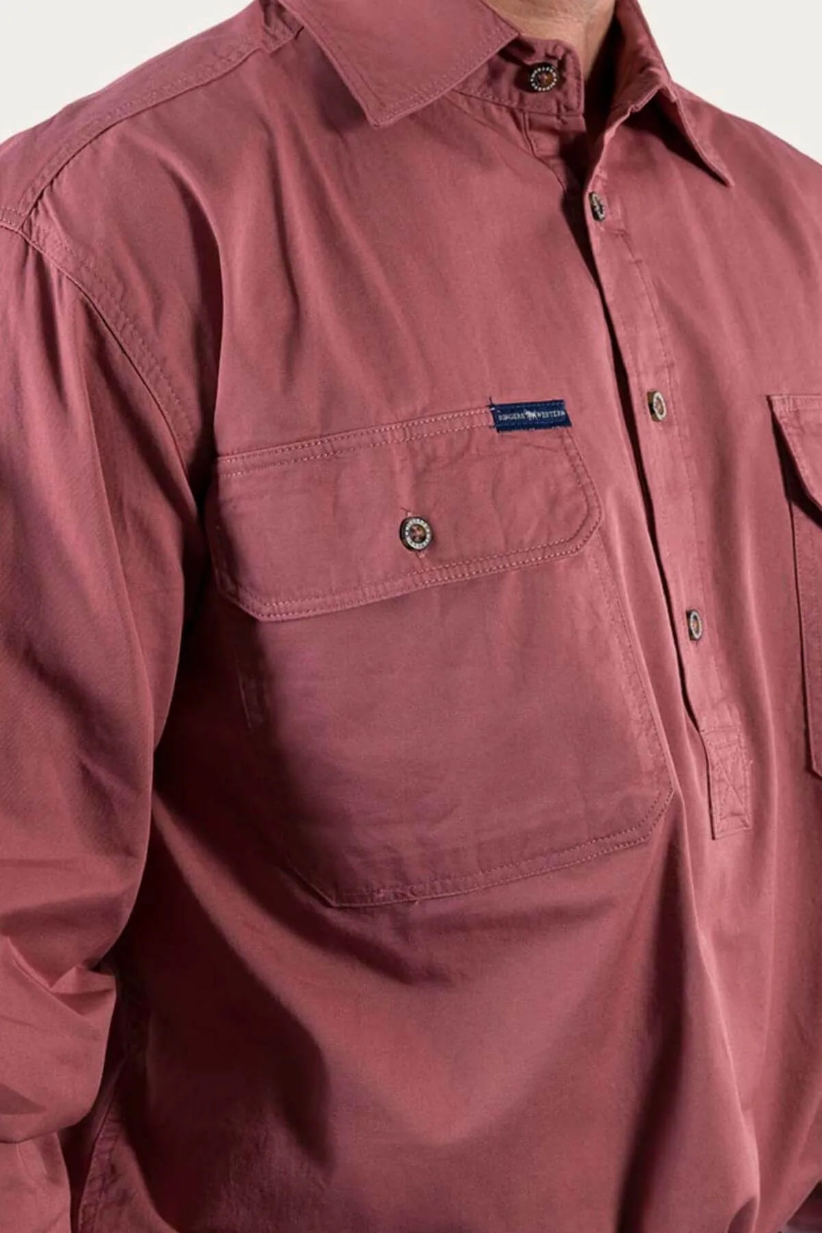 Ringers Western King River Half Button Shirt