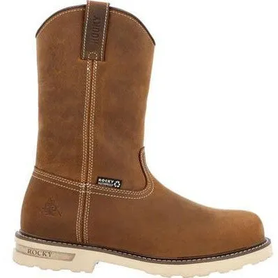 Rocky Men's Grindstone XTR 11" Comp Toe WP Work Boot- Horse- RKK0492