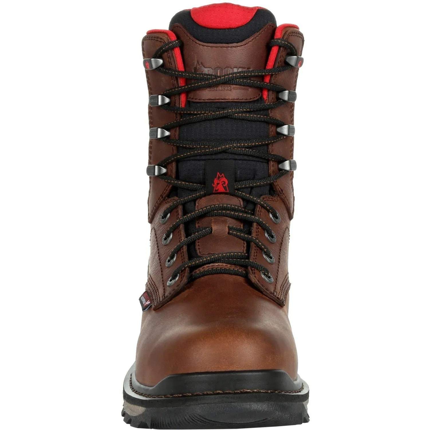 Rocky Men's Rams Horn 8" Waterproof Work Boot - Brown - RKK0296