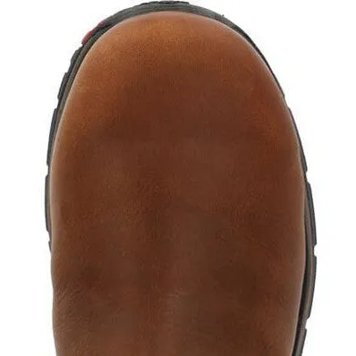 Rocky Men's Treadflex 11" Comp Toe WP Wellington Work Boot- Crazy Horse- RKK0469