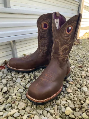 Rocky Women's Rosemary Brown Waterproof Composite Toe Western Work Boots RKW0403