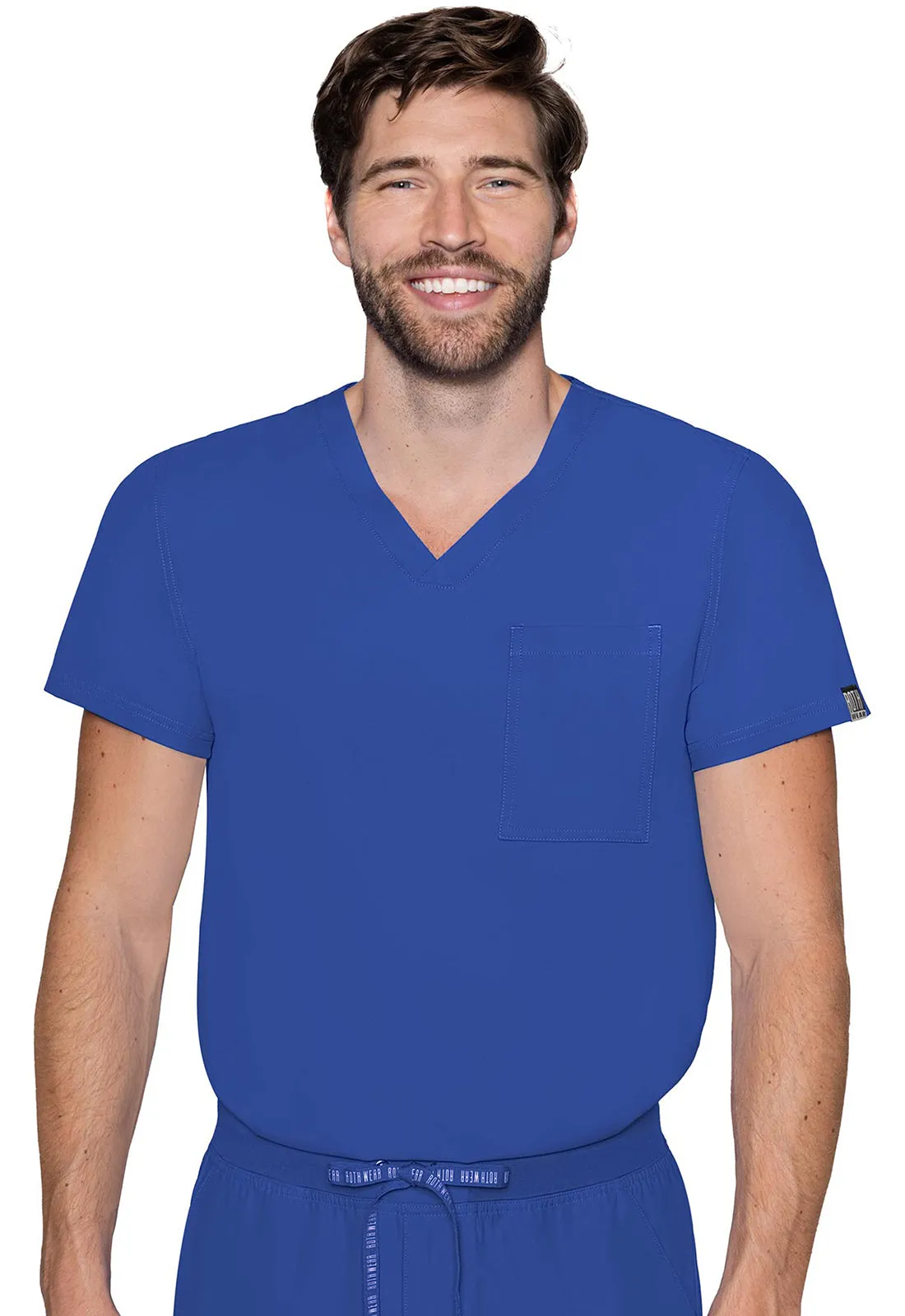 Roth's Men's 1 Pocket Top (w/ Example Embroidery)