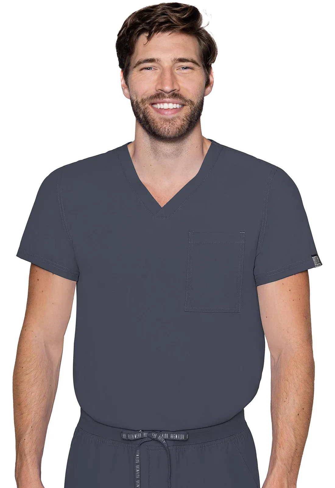 Roth's Men's 1 Pocket Top (w/ Example Embroidery)