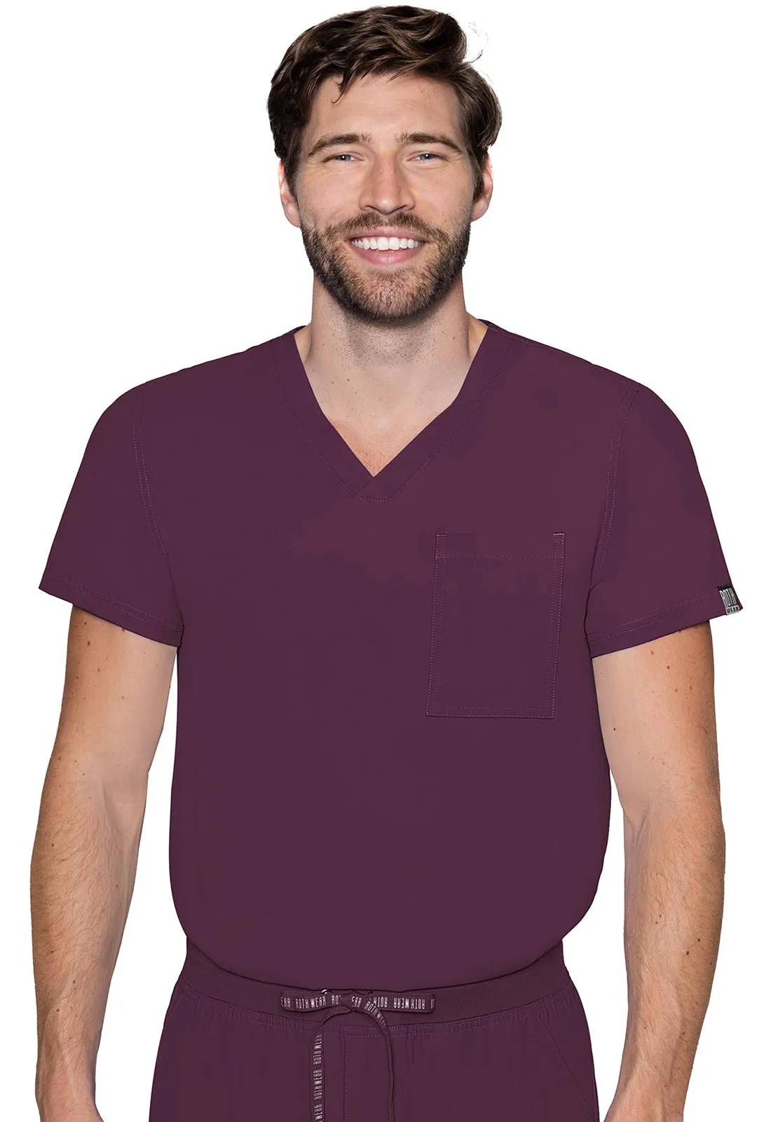 Roth's Men's 1 Pocket Top (w/ Example Embroidery)