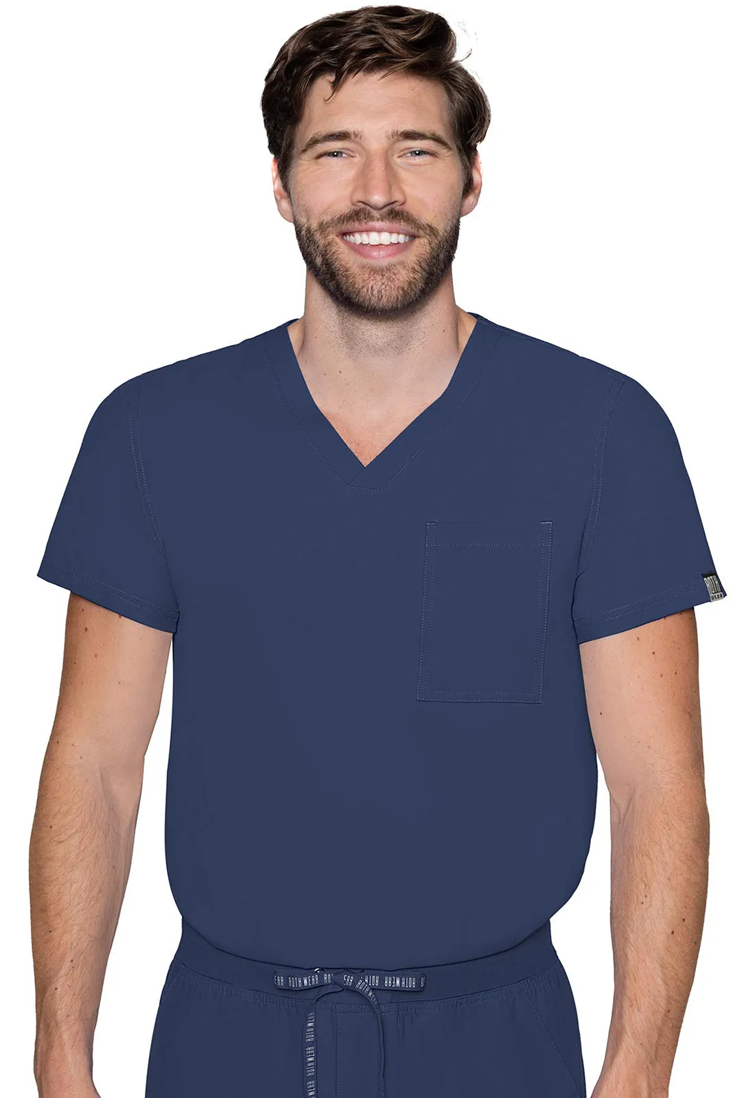 Roth's Men's 1 Pocket Top (w/ Example Embroidery)