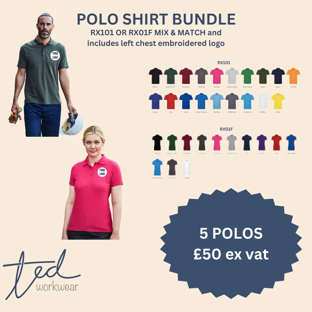 RTX Workwear 5 Polo Offer -  £50