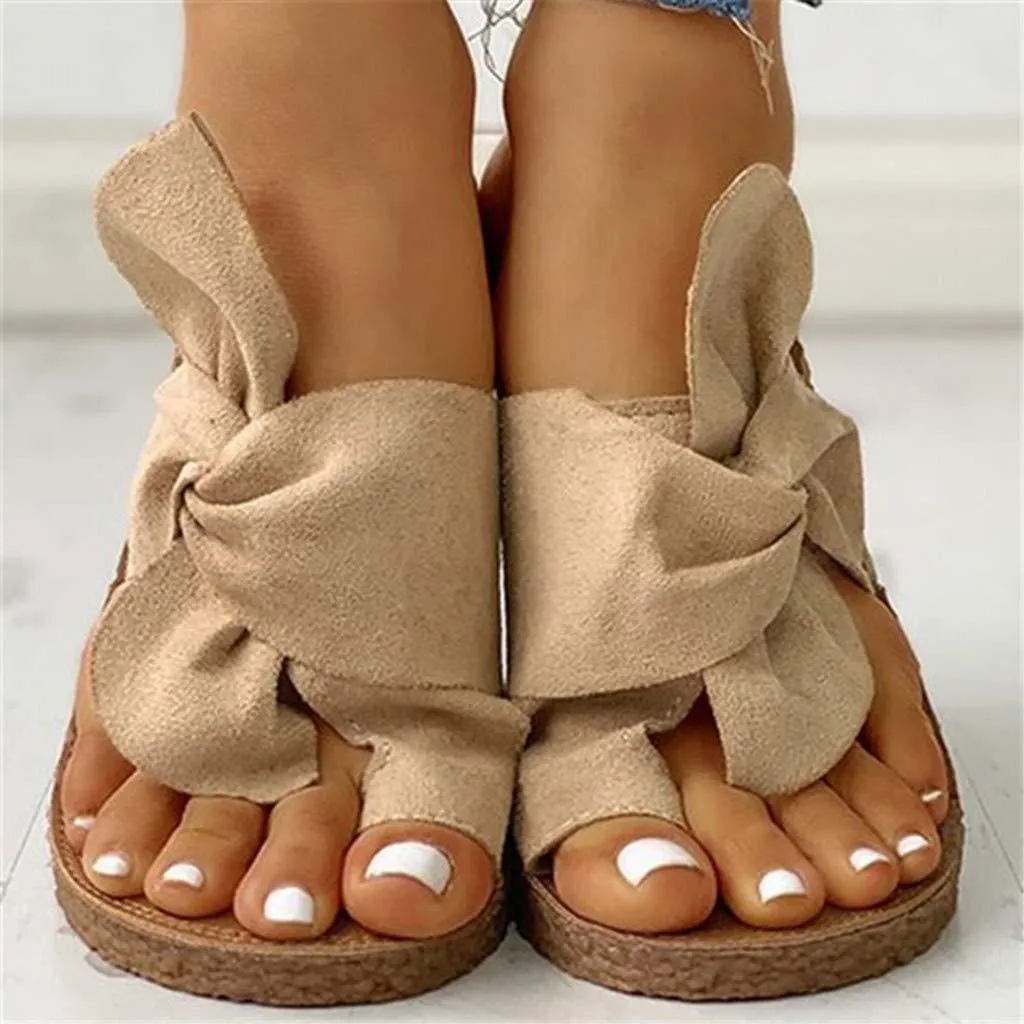 RXFSP Women Lazy Comfy Sandal Flat Bottom Trendy Slippers