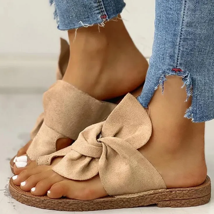 RXFSP Women Lazy Comfy Sandal Flat Bottom Trendy Slippers