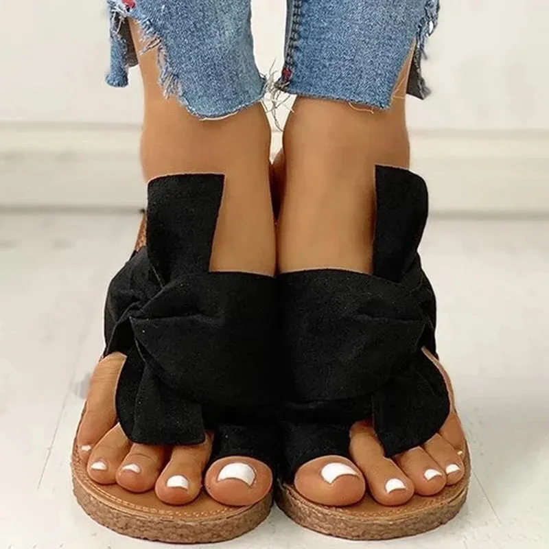 RXFSP Women Lazy Comfy Sandal Flat Bottom Trendy Slippers