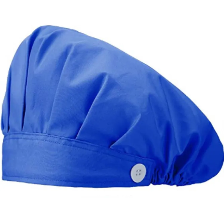 Satin Lined Scrub Cap | Bouffant Scrub Cap | Surgical Scrub Cap | Scrub Cap | Unisex Scrub Cap | Scrub Cap with Buttons | Satin Lined Cap