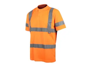 Scan Hi-Vis Polo Shirt Orange - L (42in)