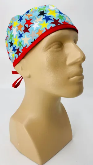 Scrub Cap Medical Surgeon Head Cover Surgical Hat Nurse Nursing Operating Room, Star Stars