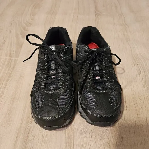 Skechers Cankton Steel Toe Construction Shoe Black Mens Size 7.5 77055 Sneaker
