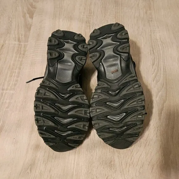 Skechers Cankton Steel Toe Construction Shoe Black Mens Size 7.5 77055 Sneaker
