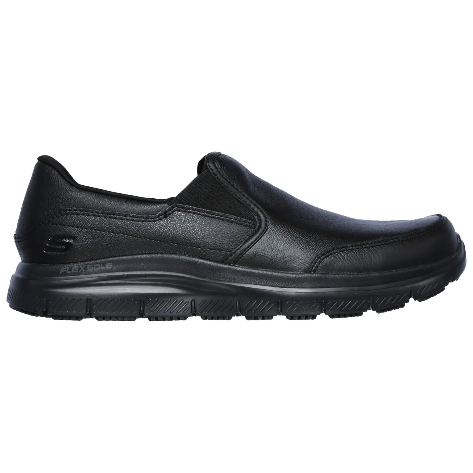 Skechers Mens Bronwood Slip-Resistant Work Shoes