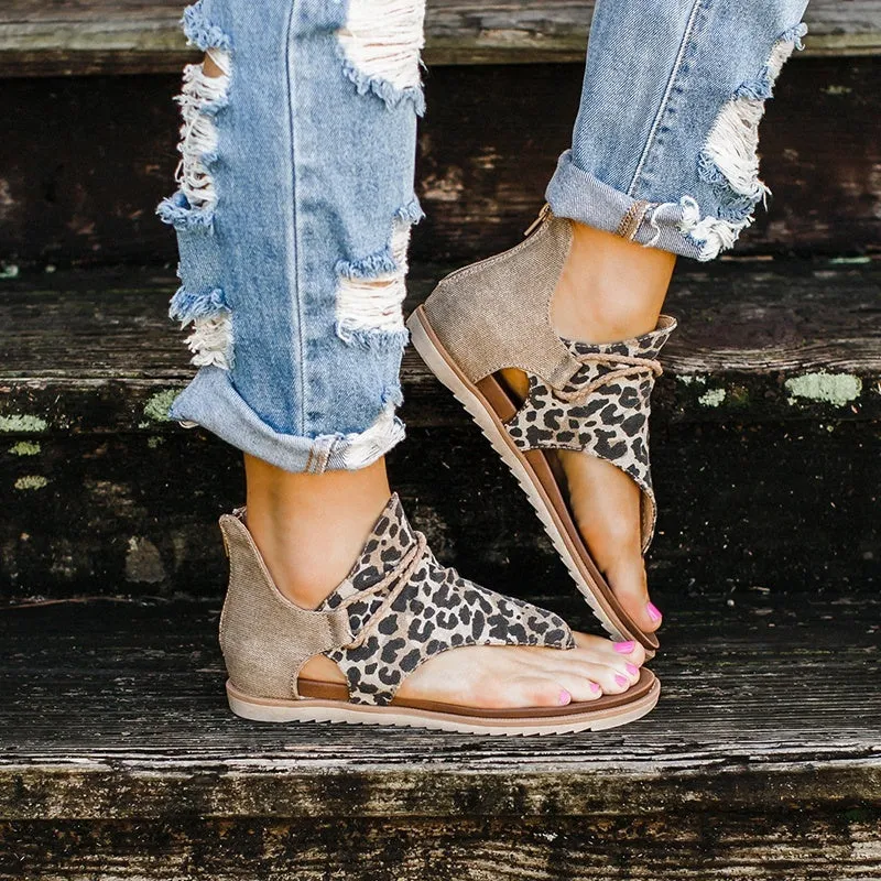 Slip Inside Suede Sandals