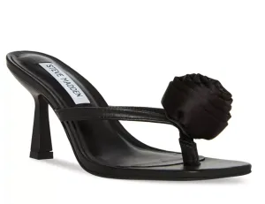 Square Toe Rose Kitten Heel