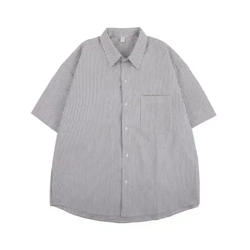 Striped Casual Workwear Shirt