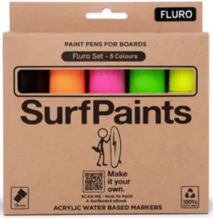 Surf Paints Fluro 5 Pack