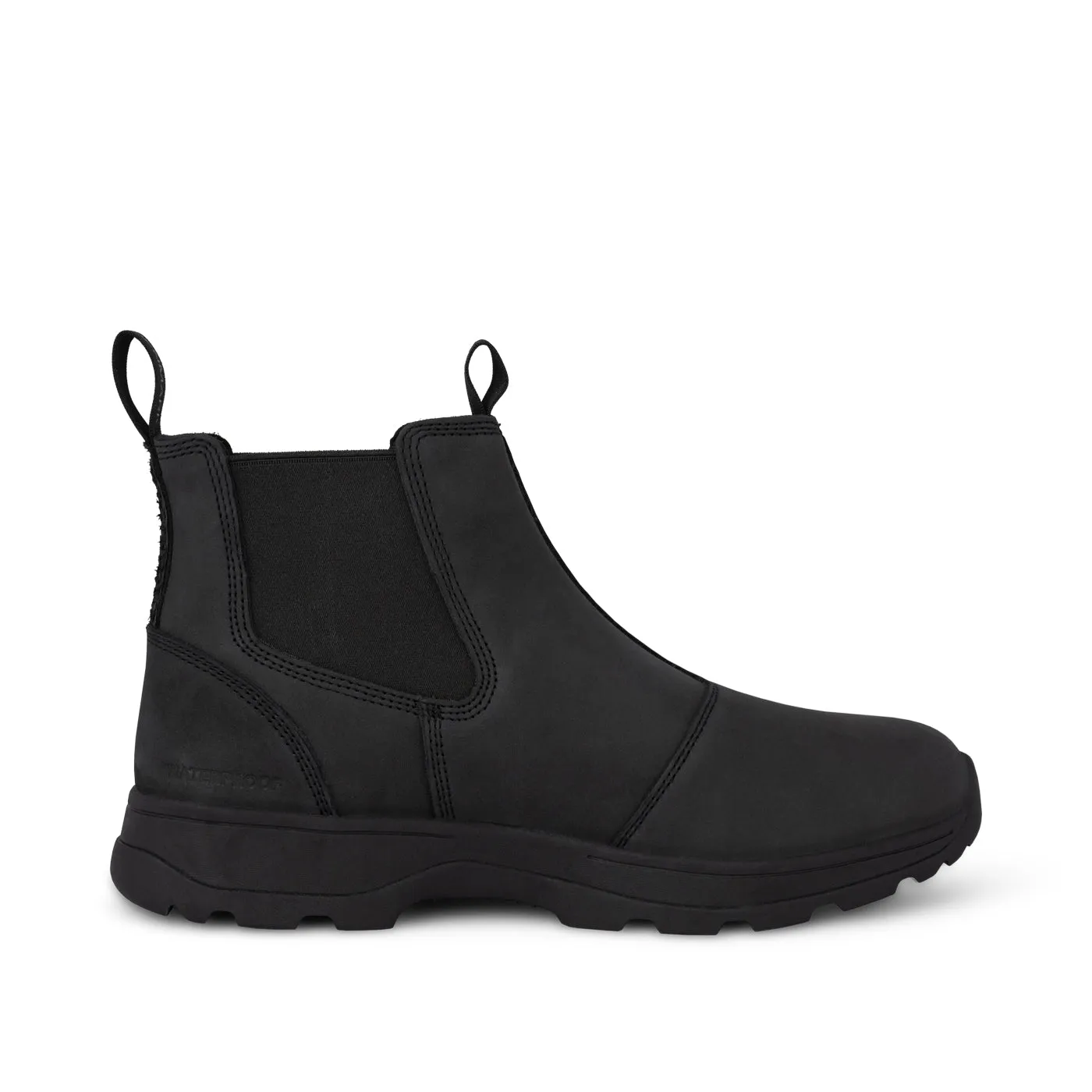 Svend Leather Waterproof - Black