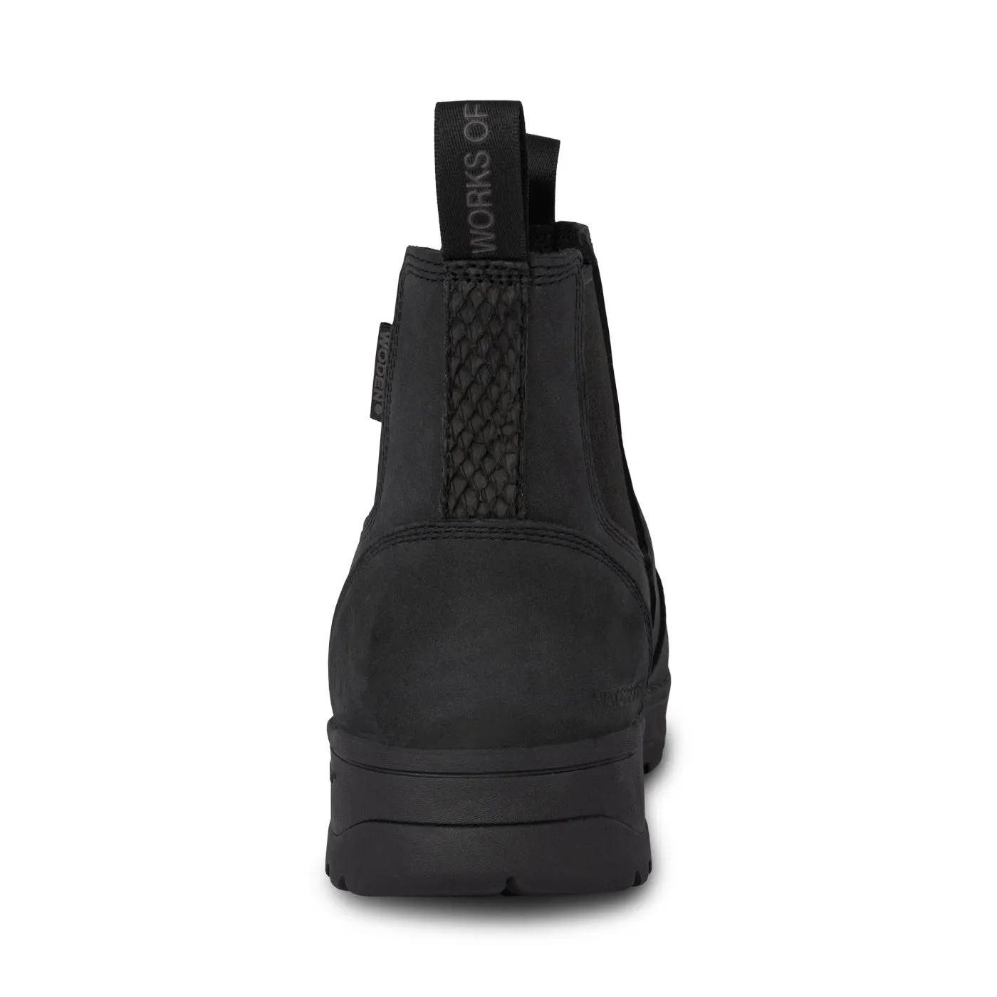Svend Leather Waterproof - Black