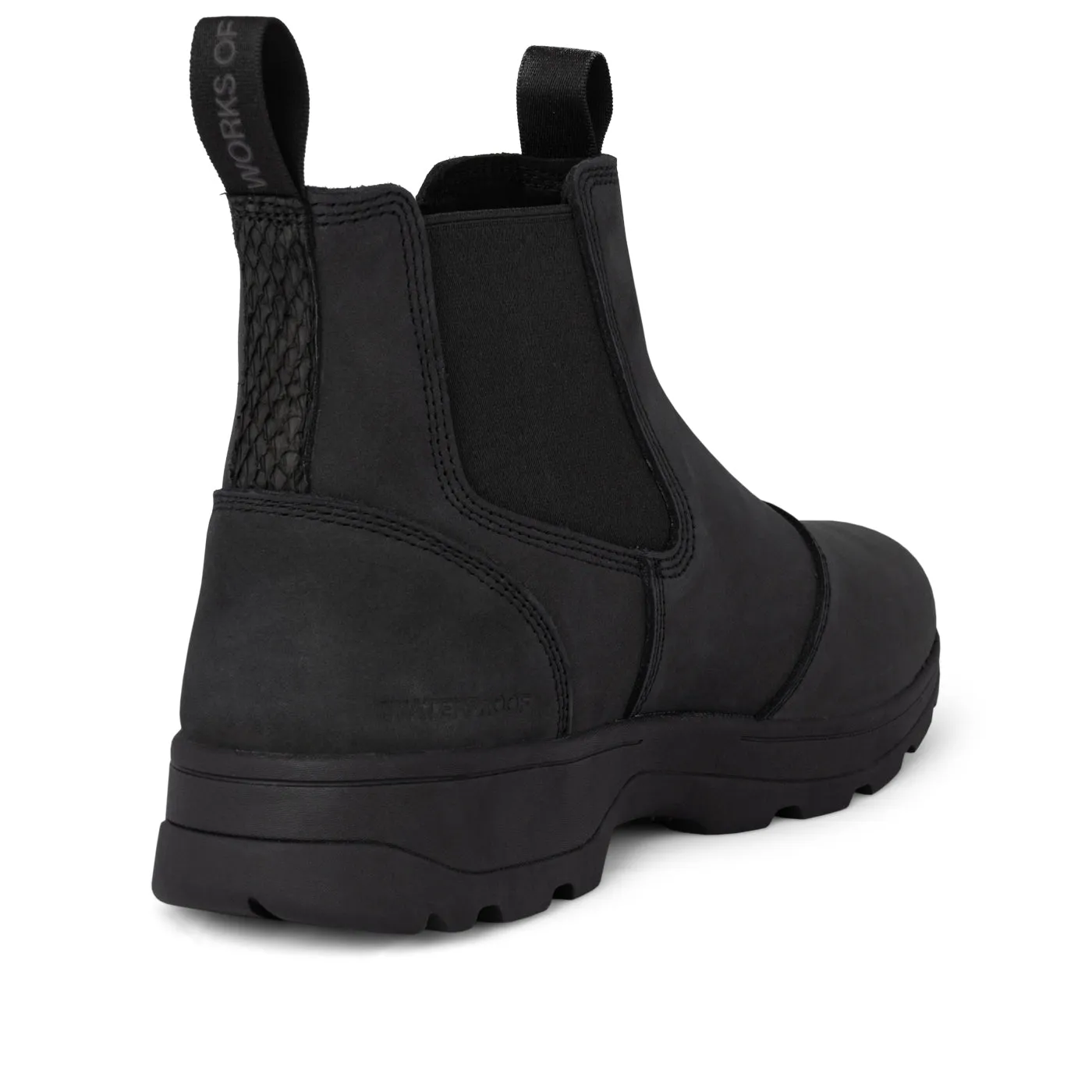 Svend Leather Waterproof - Black
