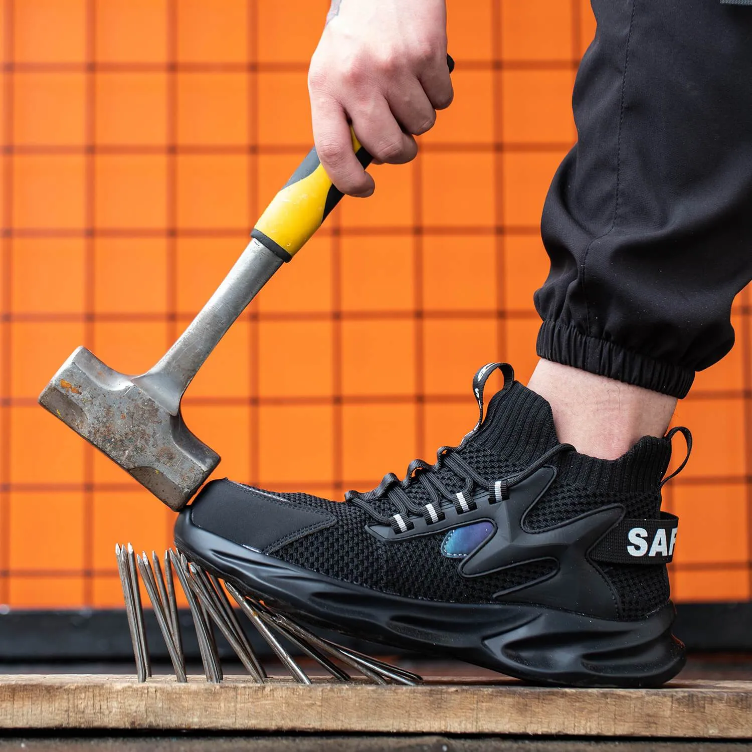 TFWMGV™ K712 puncture resistant, non-slip comfortable steel toe breathable work boots