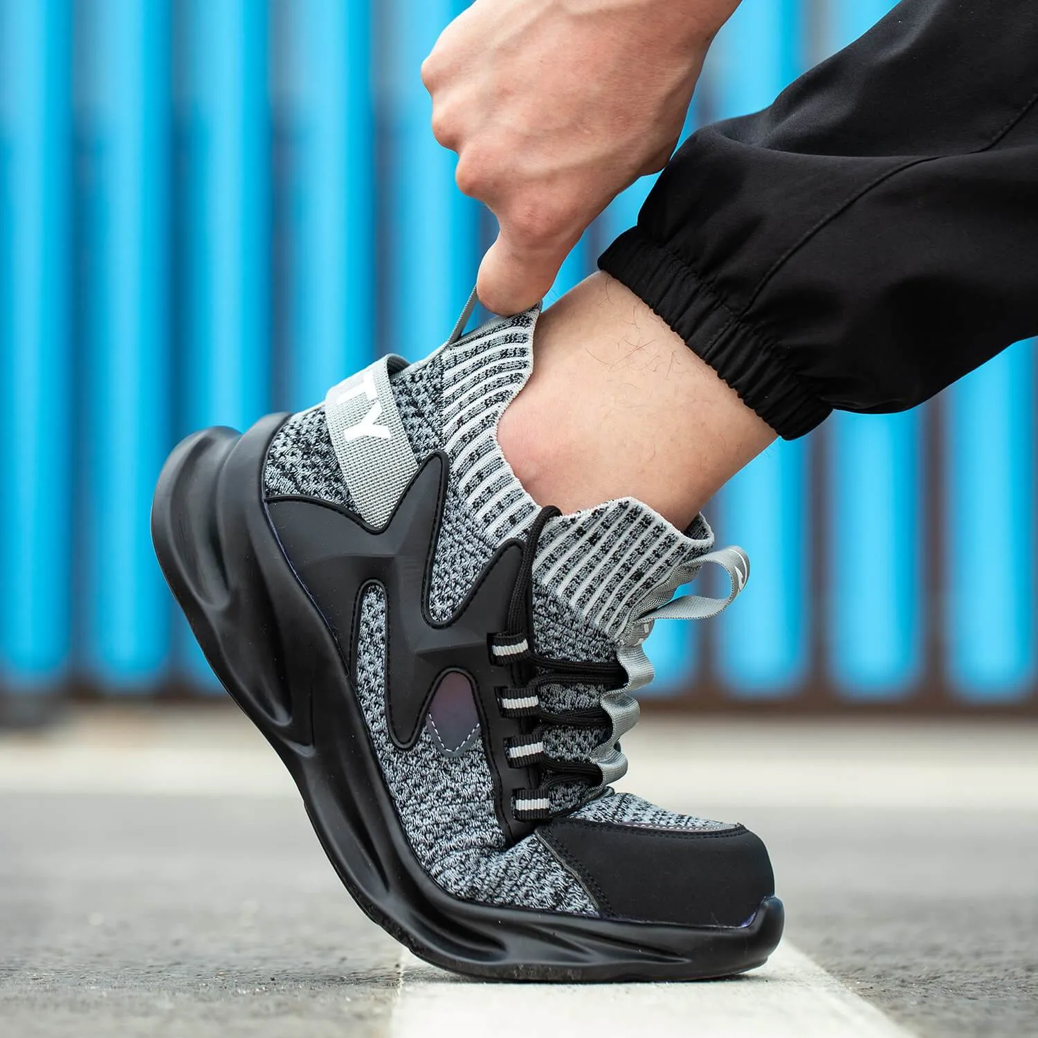 TFWMGV™ K712 puncture resistant, non-slip comfortable steel toe breathable work boots