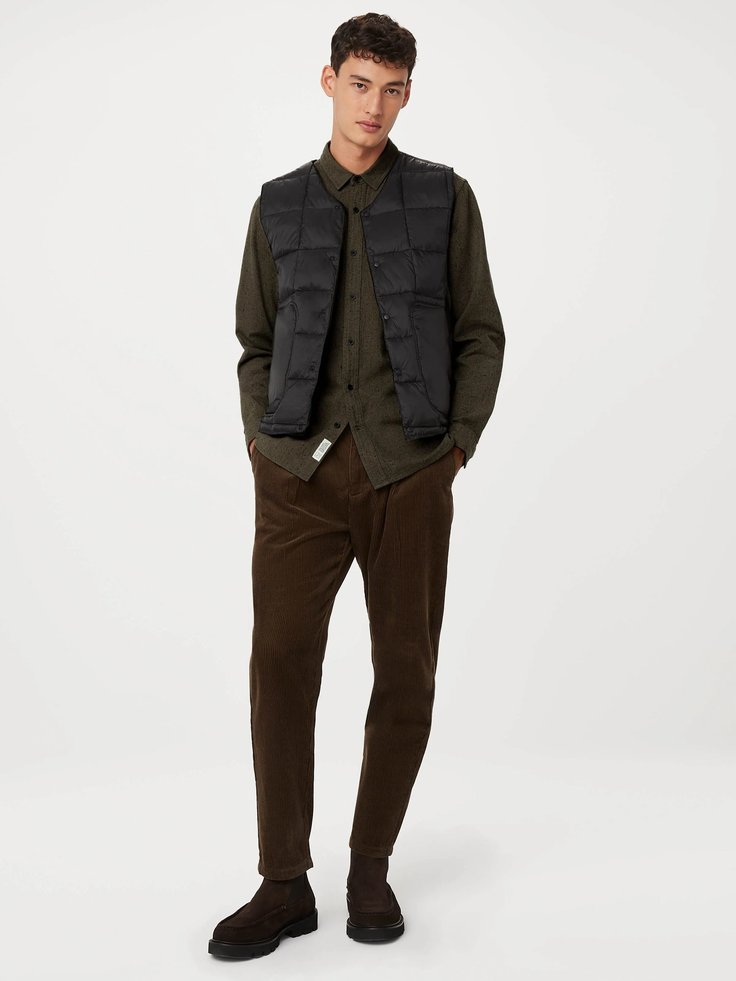 The Nepped Shirt in Brown