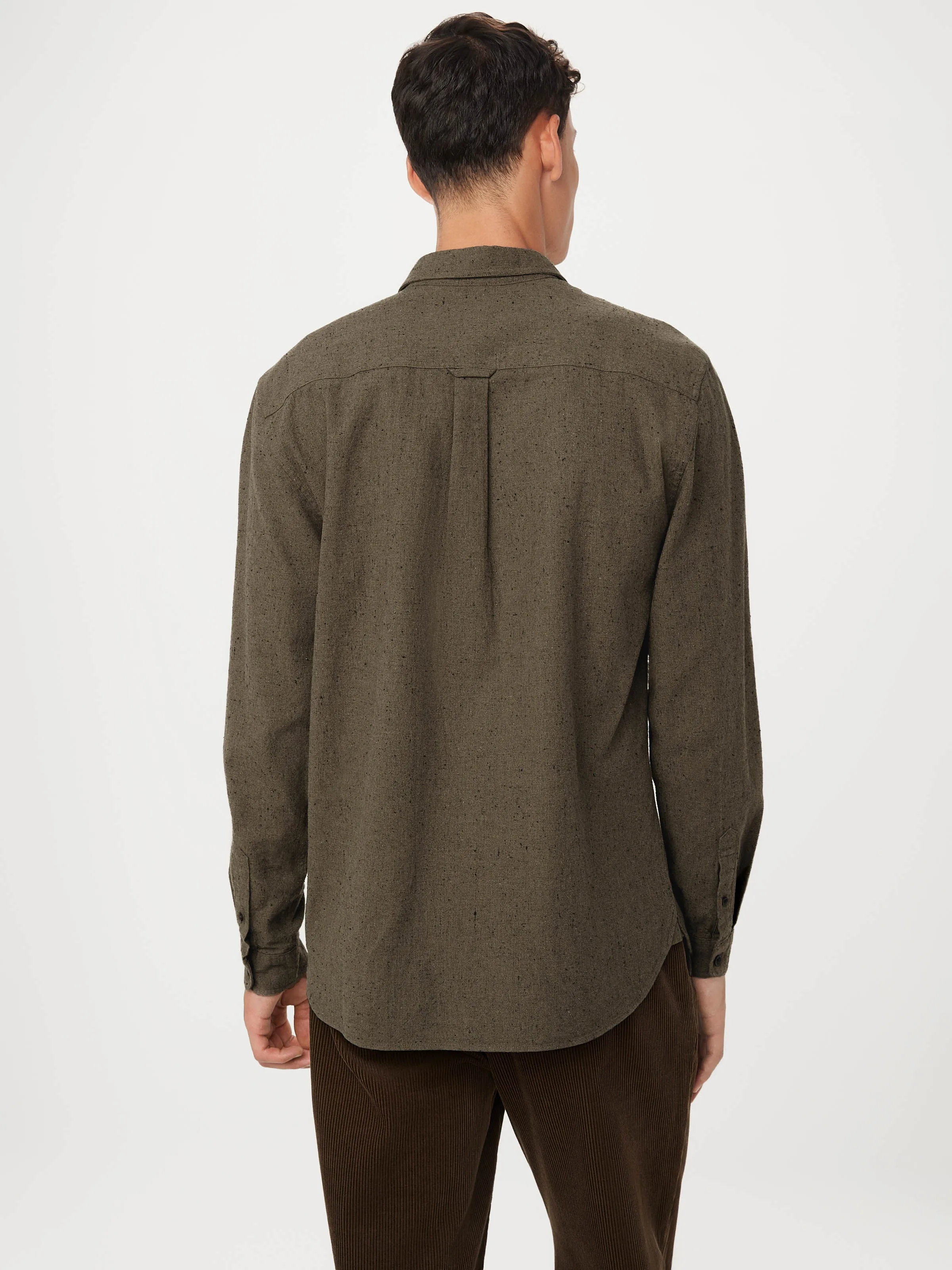 The Nepped Shirt in Brown