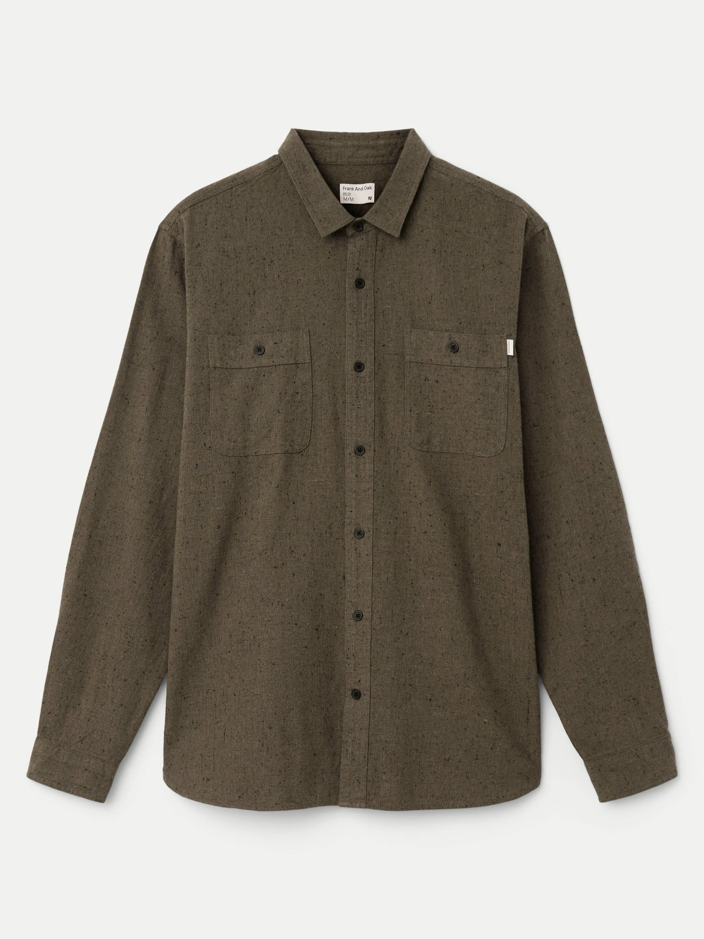 The Nepped Shirt in Brown