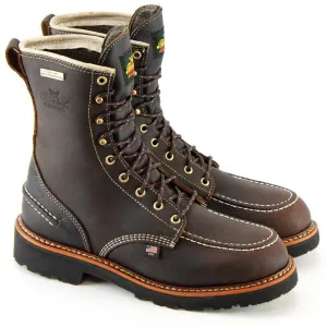 Thorogood Men's Flyway 8" USA Made Waterproof Work Boot - Brown - 814-4141