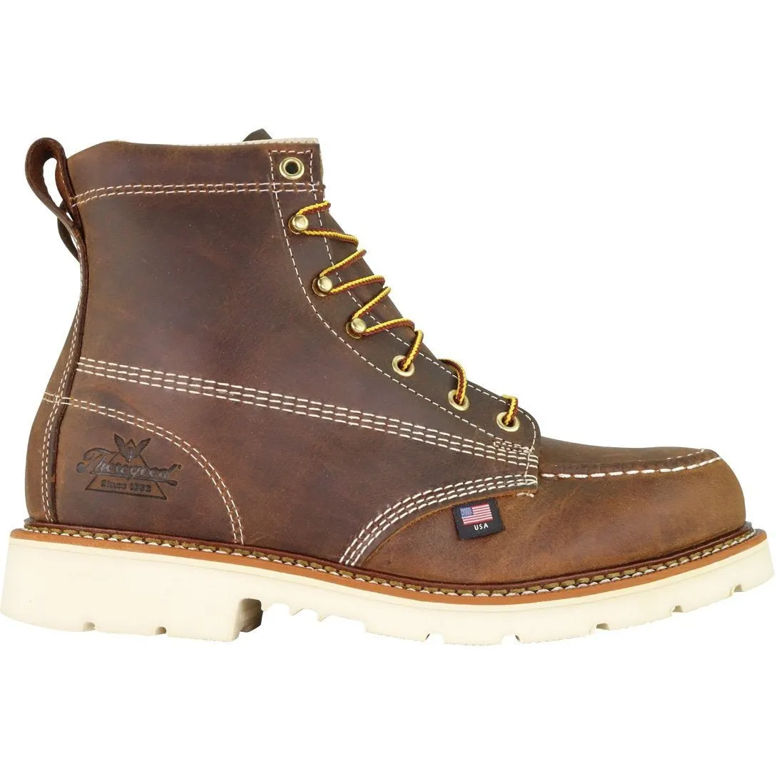 Thorogood Men's USA Made Amer. Heritage 6" Steel Toe Work Boot- 804-4375