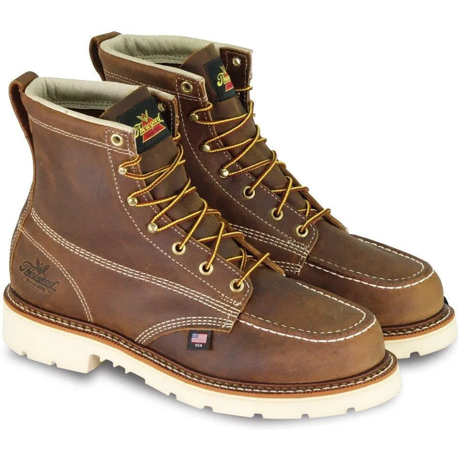Thorogood Men's USA Made Amer. Heritage 6" Steel Toe Work Boot- 804-4375