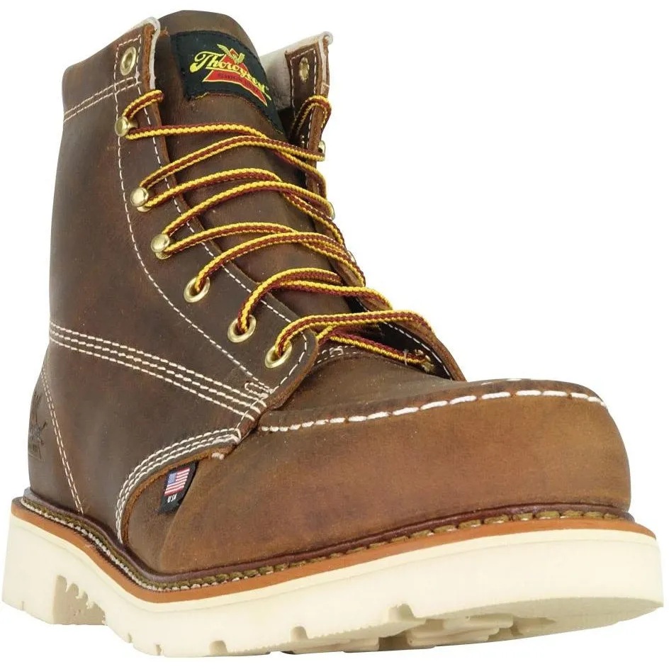 Thorogood Men's USA Made Amer. Heritage 6" Steel Toe Work Boot- 804-4375