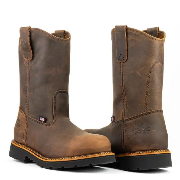 Thorogood Men's Wellington Trail Crazyhorse Steel Toe Round Toe Work Boot 804-3310