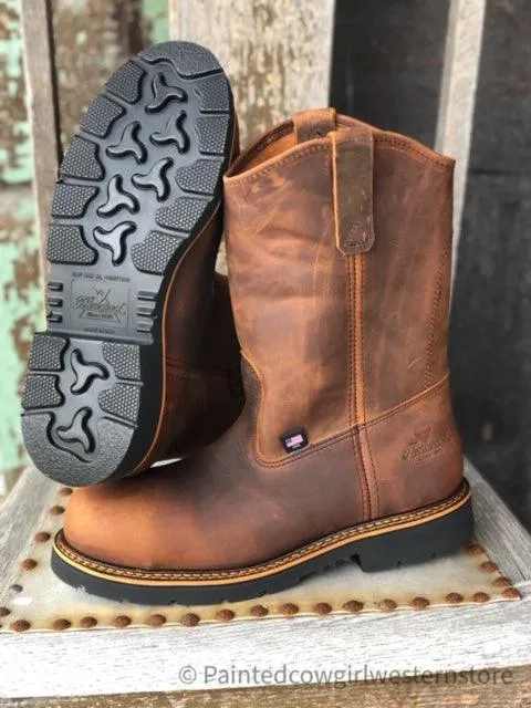 Thorogood Men's Wellington Trail Crazyhorse Steel Toe Round Toe Work Boot 804-3310