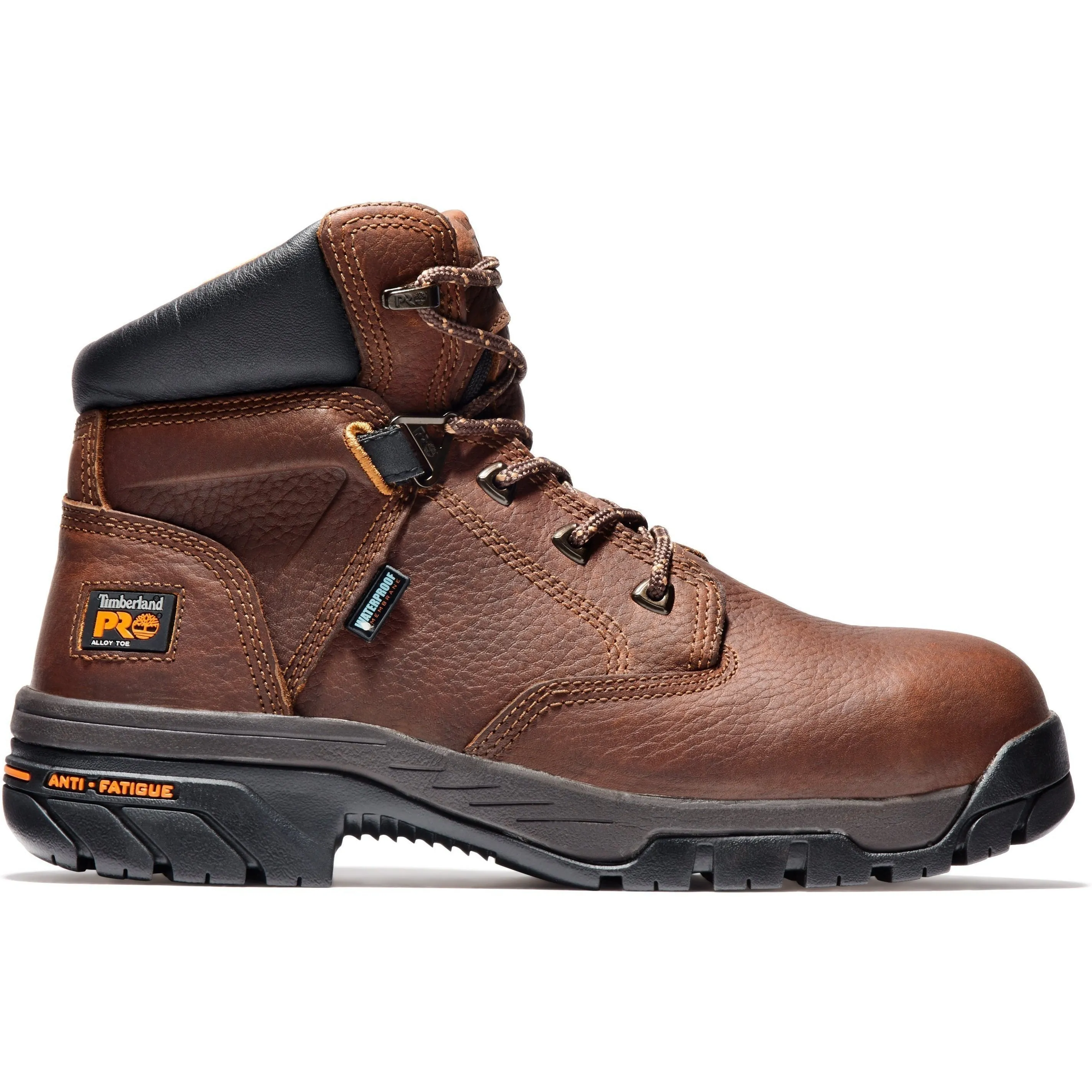Timberland PRO Men's Helix 6" Alloy Toe WP Work Boot Brown TB185594214