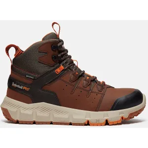 Timberland Pro Men's Tempe 6" Soft Toe WP Work Boot- Brown- TB0A63WQEPB