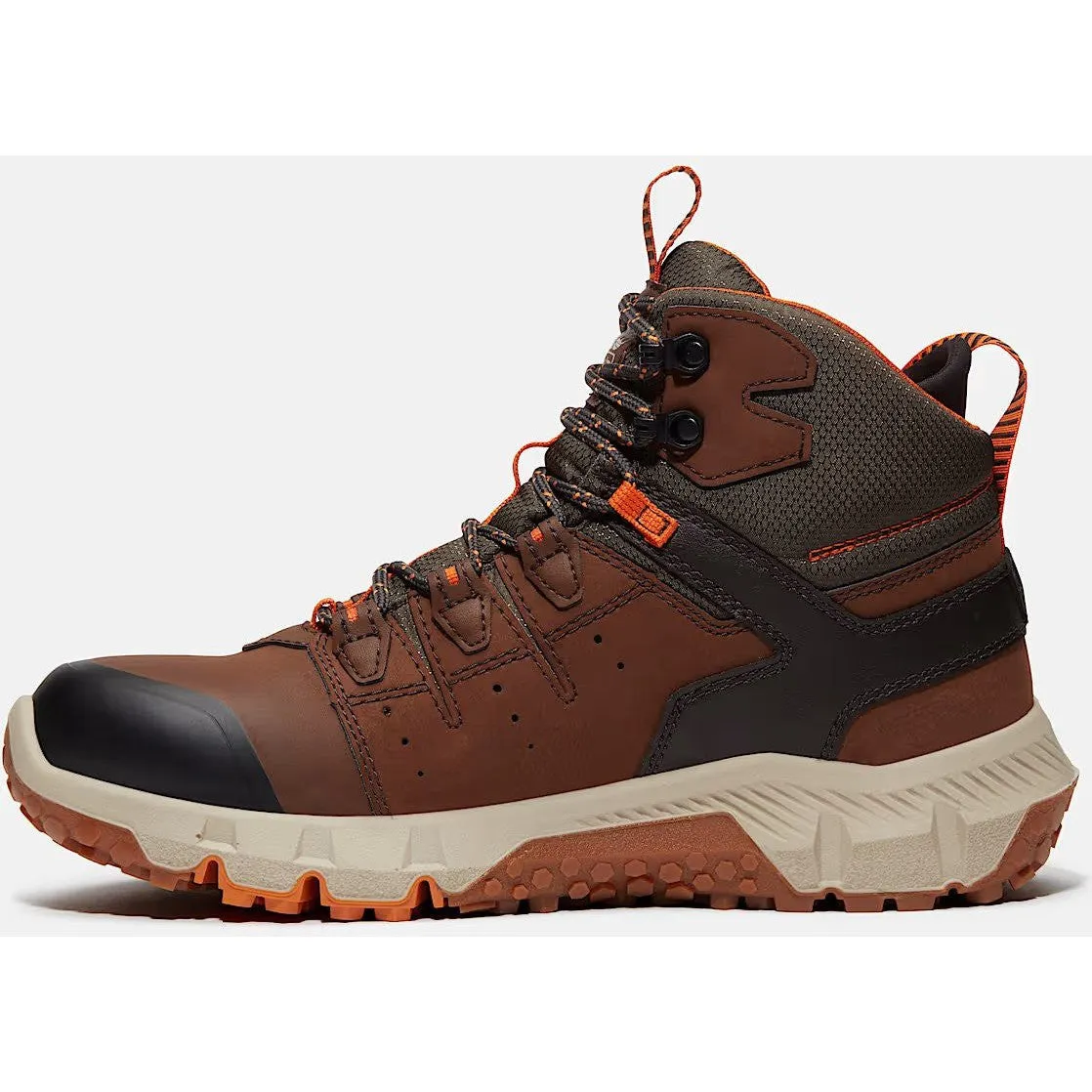 Timberland Pro Men's Tempe 6" Soft Toe WP Work Boot- Brown- TB0A63WQEPB