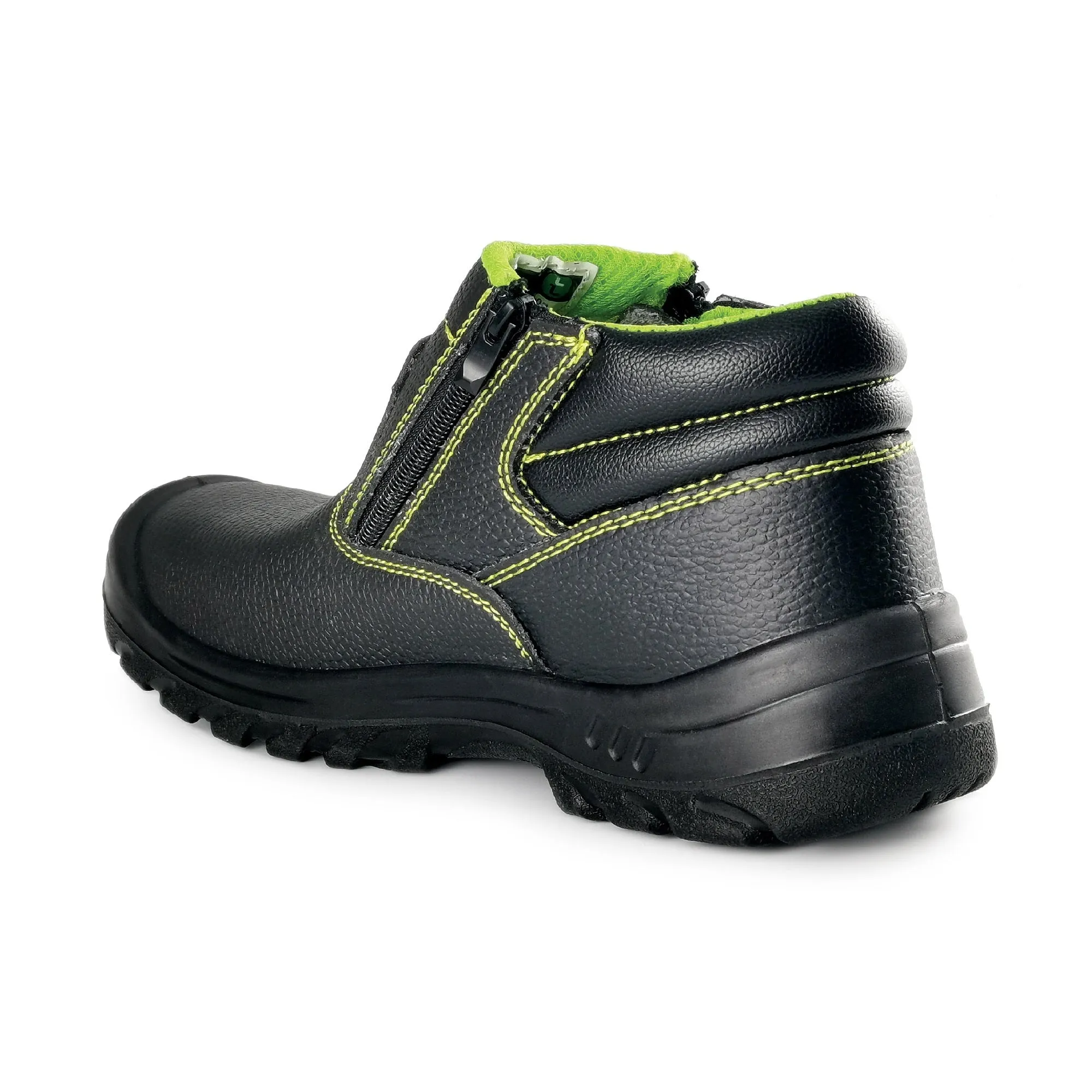 TOETECT | TOE-SR1003 Men Mid Cut Double Zip Safety Shoes